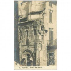 carte postale ancienne ITALIA. Verona. Porta dei Leoni