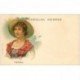 ITALIE ITALIA. Carte postale précurseur litho vers 1900. Donna Costume Toscana. Cartolina ricordo
