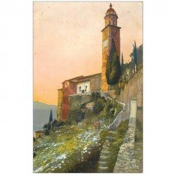 carte postale ancienne ITALIE ITALIA. Morcote Lago di Lugano