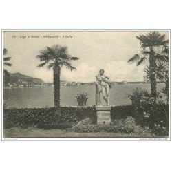 carte postale ancienne MADERNO. Il Golfo Lago di Garda 1918