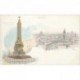 carte postale ancienne MILAN MILANO verso 1900. Monumento 5 giornate