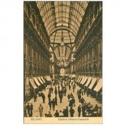 carte postale ancienne MILANO. Galleria Vittorio Emanuele MILAN