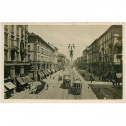 carte postale ancienne MILANO. Tramways Corso Buenos Ayeres MILAN
