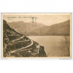 carte postale ancienne RIVA. Strada del Ponale. Lago di Garda 1922
