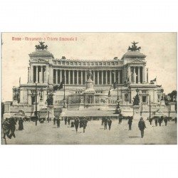 carte postale ancienne ROMA ROME. Monumento a Vittorio Emanuele II