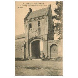 carte postale ancienne 14 SAINT-GABRIEL. Le Prieuré Porte d'entrée