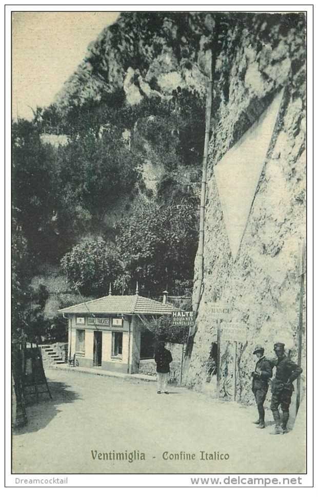 VENTIMIGLIA. Confine Italico. Douane et Douaniers Frontière Franco-Italienne 1924