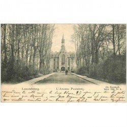 carte postale ancienne LUXEMBOURG. Avenue Pescatore