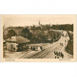 carte postale ancienne LUXEMBOURG. Entrée de la Ville Bureau Octroi