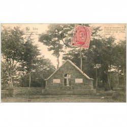 carte postale ancienne Luxembourg. ETHE.Monument du Cimetière des Rapes 1919