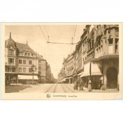 carte postale ancienne LUXEMBOURG. Grand Rue