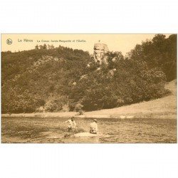 carte postale ancienne Luxembourg. LE HEROU. Cresse Sainte Marguerite et Ourthe animation