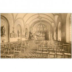 carte postale ancienne LUXEMBOURG. Pensionnat Notre Dame Marche Chapelle