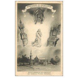 carte postale ancienne 14 SAINT-GERMAIN-DU-CRIOULT. Sanctuaire Sacré-Coeur