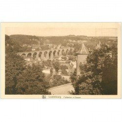 carte postale ancienne LUXEMBOURG. Pfaffenthal et Clausen