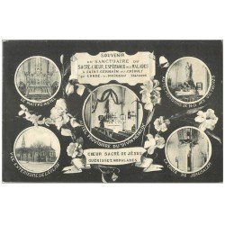 carte postale ancienne 14 SAINT-GERMAIN-DU-CRIOULT. Sanctuaire Sacré-Coeur avec Autel