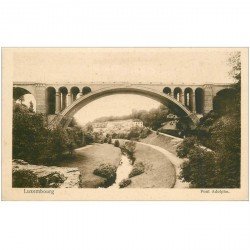 carte postale ancienne LUXEMBOURG. Pont Adolphe édition Wiroi