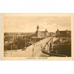carte postale ancienne LUXEMBOURG. Pont Adolphe édition Wirol