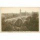carte postale ancienne LUXEMBOURG. Pont Adolphe et ancienne Passerelle