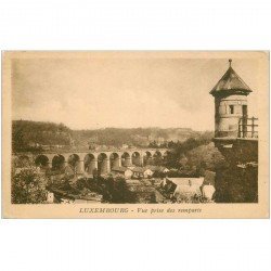 carte postale ancienne LUXEMBOURG. Vue des Remparts