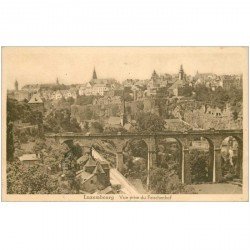 carte postale ancienne LUXEMBOURG. Vue prise de Fetschenhof 1933