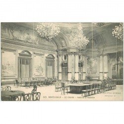 carte postale ancienne MONACO MONTE CARLO. Casino Salle Roulette