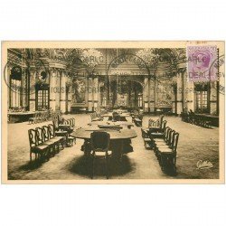 carte postale ancienne MONACO MONTE CARLO. La Roulette Salle de Jeux 1934