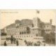 carte postale ancienne MONACO MONTE CARLO. Palais du Prince 1917 grosse animation