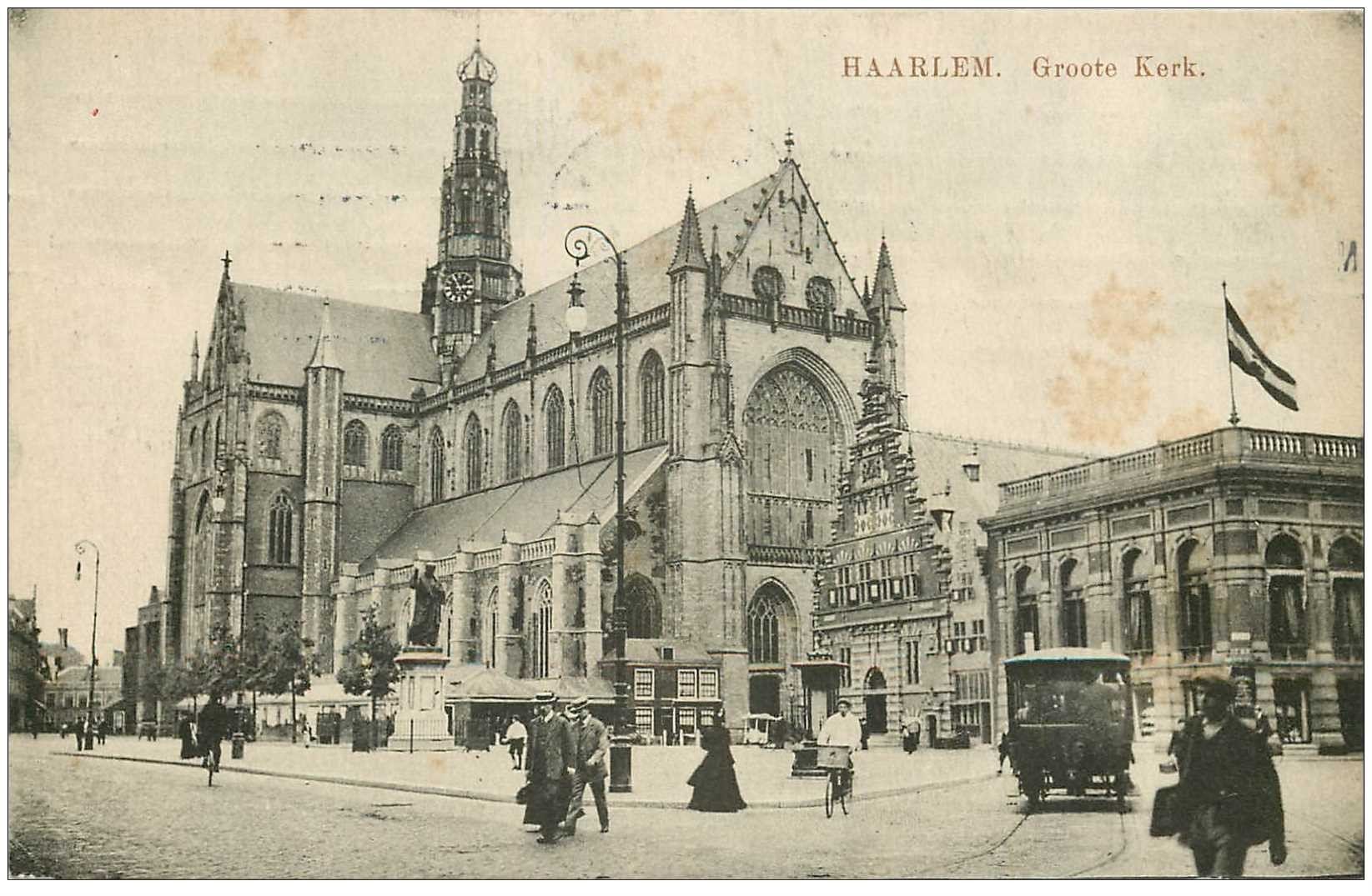 PAYS BAS HOLLANDE. Haarlem Groote Kerk 1912