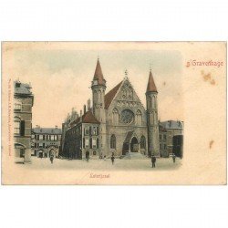 carte postale ancienne PAYS BAS. Gravenhage vers 1900. Loterijzaal