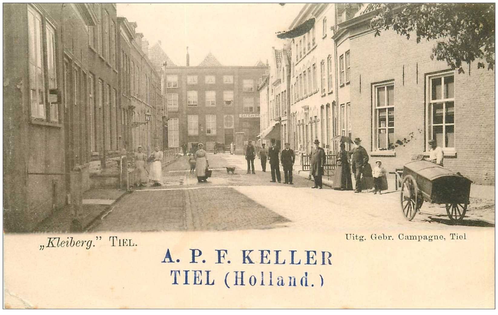 carte postale ancienne PAYS BAS. Tiel Gelderland Kleiberg 1900. Petit pli coin gauche...