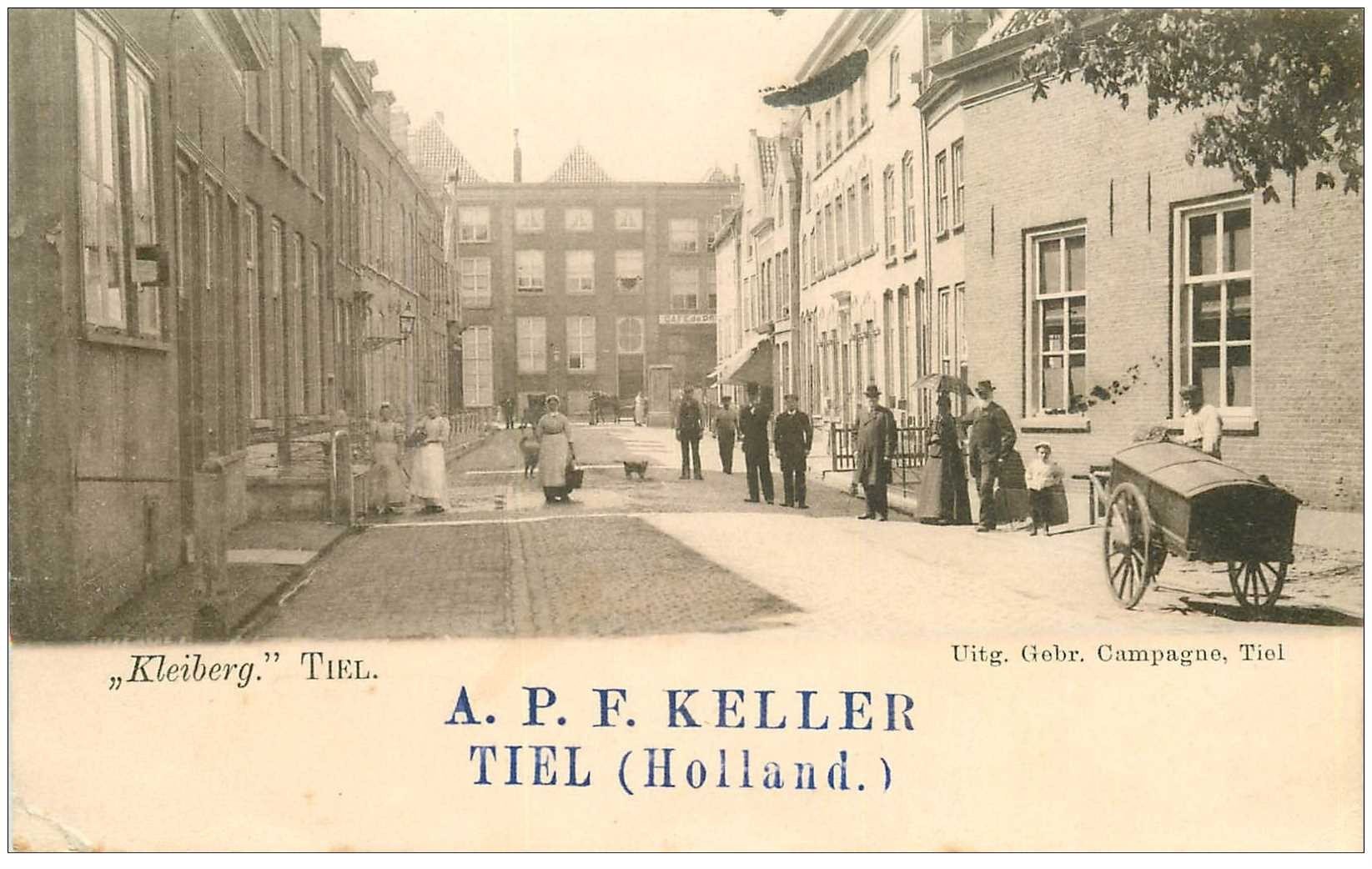 PAYS BAS. Tiel Gelderland Kleiberg 1900. Petit pli coin gauche...