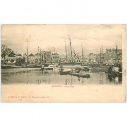 carte postale ancienne PAYS BAS. Zaandam Koogendjik vers 1900. Timbre manquant