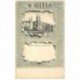 carte postale ancienne LISBAO. Carte montage avec éclatement du Journal O Seculo. Mosteiro dos Jeronymos vers 1900