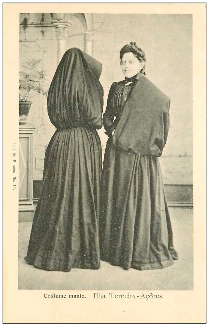 PORTUGAL. Açôres. Costume manto Ilha Terceira