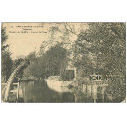 carte postale ancienne 14 SAINT-PIERRE-SUR-DIVES. Château de Carel 1915