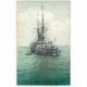 carte postale ancienne ANGLETERRE. H.M.S Queen Battleship