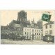 14 SAINT-PIERRE-SUR-DIVES. Place de la Mairie 1909 La Poste et Coiffeur