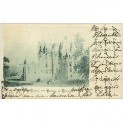 carte postale ancienne ECOSSE. Chteau de Doune 1902