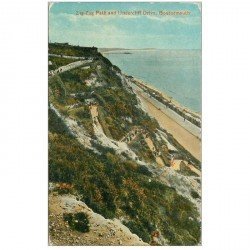carte postale ancienne ENGLAND. Bournemouth Zig Zag Path and Undercliff Drive