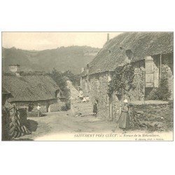 carte postale ancienne 14 SAINT-REMY près Clécy. Ferme de la Méhendière
