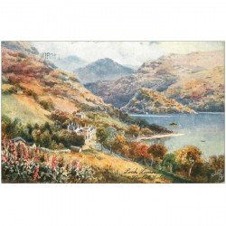 carte postale ancienne ENGLAND. Loch Lomond Fabert Hotel 1924