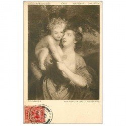 carte postale ancienne ENGLAND. London National Gallery 1919. Hartley and Child par Reynolds