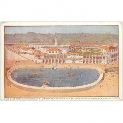 carte postale ancienne ENGLAND. The Clifton Baths estate Margate 1929