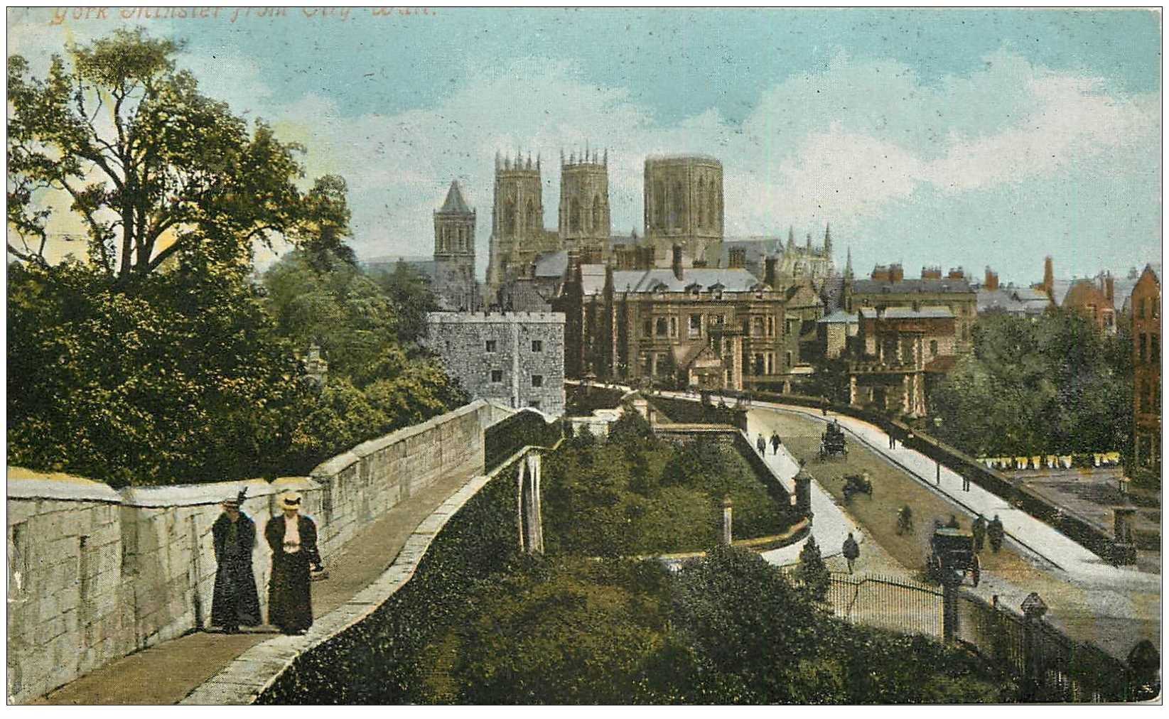 carte postale ancienne ENGLAND. York Minster