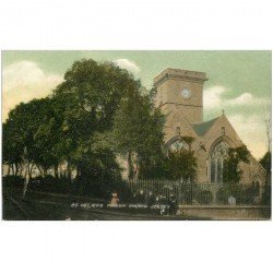 carte postale ancienne JERSEY. Saint Heliers Parish Church