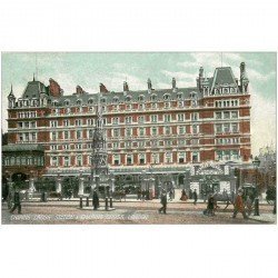 carte postale ancienne LONDON LONDRES. Charing Cross Station 1907