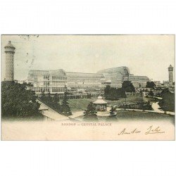 carte postale ancienne LONDON LONDRES. Crystal Palace 1904