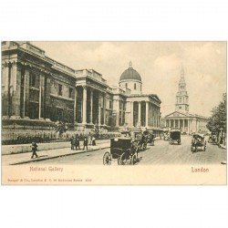 carte postale ancienne LONDON LONDRES. National Gallery