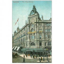 carte postale ancienne LONDON LONDRES. The Hippodrome
